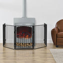 Metalen kachelscherm / openhaard hek - 300 cm - Incl. Poort