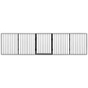 Metalen kachelscherm / openhaard hek - 300 cm - Incl. Poort