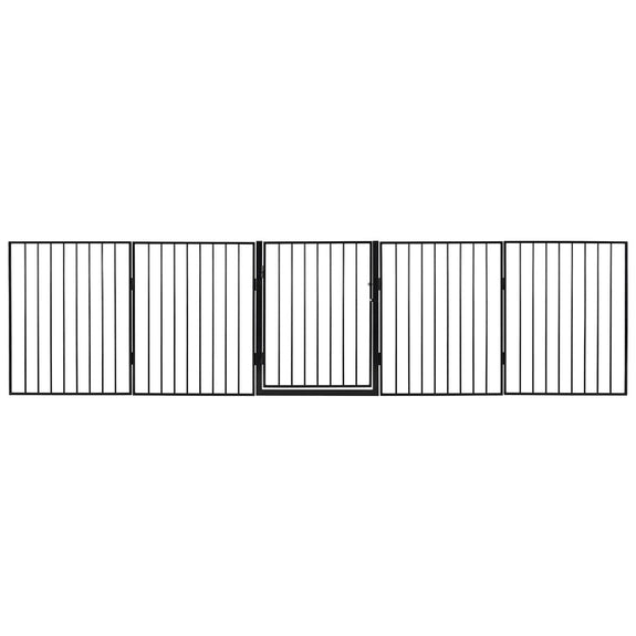 Metalen kachelscherm / openhaard hek - 300 cm - Incl. Poort - Afbeelding 7