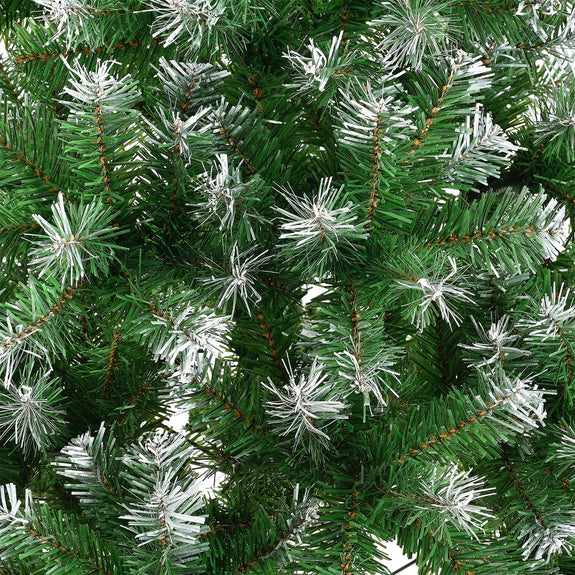 Kunstkerstboom / Kerstboom - 120 x 59 cm - Sneeuw - Incl. Voet - Afbeelding 3