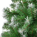 Kunstkerstboom / Kerstboom - 120 x 59 cm - Sneeuw - Incl. Voet