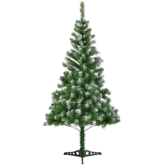 Kunstkerstboom / Kerstboom - 120 x 59 cm - Sneeuw - Incl. Voet - Afbeelding 1