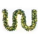 Kunstkerstslinger / Sparrenslinger / Kerstslinger - 10 Meter - 200 LED's - Binnen & Buiten