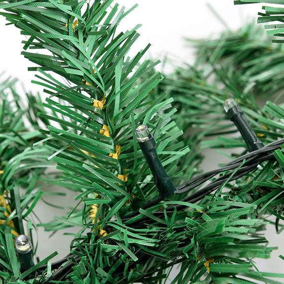 Kunstkerstslinger / Sparrenslinger / Kerstslinger - 10 Meter - 200 LED's - Binnen & Buiten - Afbeelding 8
