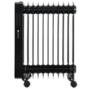 Elektrische verwarming / radiator - 2500 Watt - Zwart