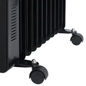 Elektrische verwarming / radiator - 2500 Watt - Zwart