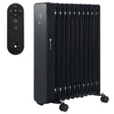 Elektrische verwarming / radiator - 2500 Watt - Zwart