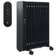 Elektrische verwarming / radiator - 2500 Watt - Zwart