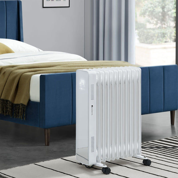 Elektrische verwarming / radiator - 2500 Watt - Wit - Afbeelding 2