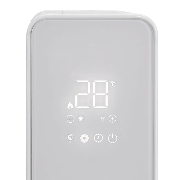 Elektrische verwarming / radiator - 2500 Watt - Wit - Afbeelding 10