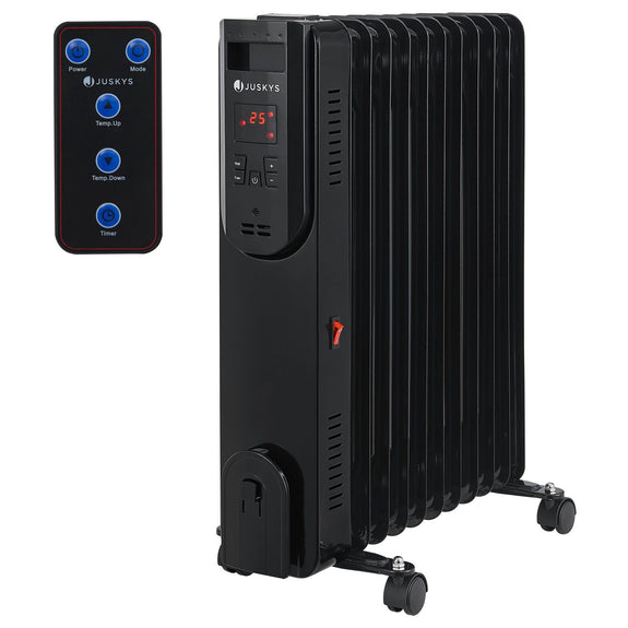 Juskys Elektrische kachel / radiator - Zwart - 2500W - Afbeelding 1