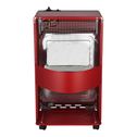 Gaskachel / Gashaard - 3-standen - Max 4200 Watt - Rood
