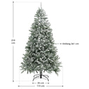 Kunstkerstboom Talvi - 180 x 115 cm - Sneeuw - Incl. Voet
