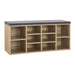 Schoenenkast / schoenenrek 10 vakken - 104 x 30 x 48 cm - Houtkleur