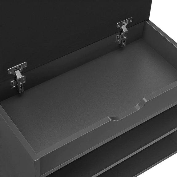 Schoenenkast / schoenenrek 2 vakken - 60 x 30 x 44 cm - Donkergrijs - Afbeelding 6