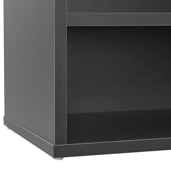Schoenenkast / schoenenrek 2 vakken - 60 x 30 x 44 cm - Donkergrijs - Afbeelding 9