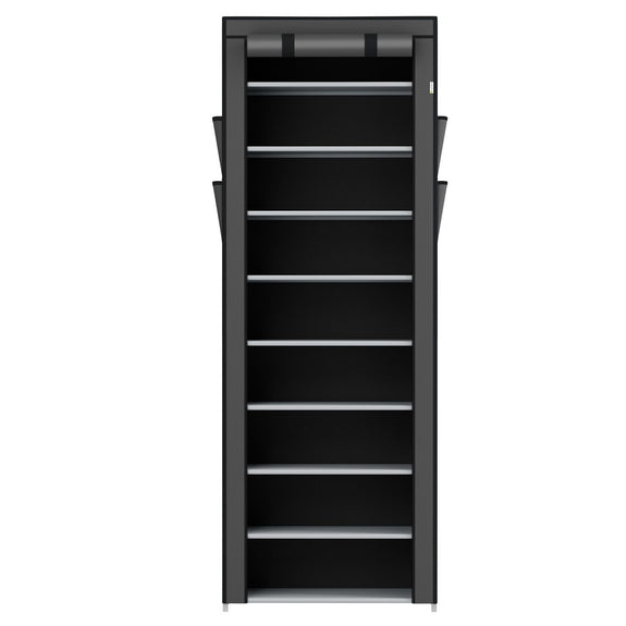Schoenenkast / Schoenenrek M - 9 Niveaus - Stof - Grijs - Afbeelding 3