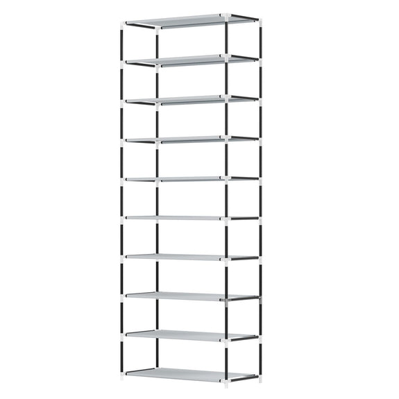 Schoenenkast / Schoenenrek M - 9 Niveaus - Stof - Grijs - Afbeelding 5
