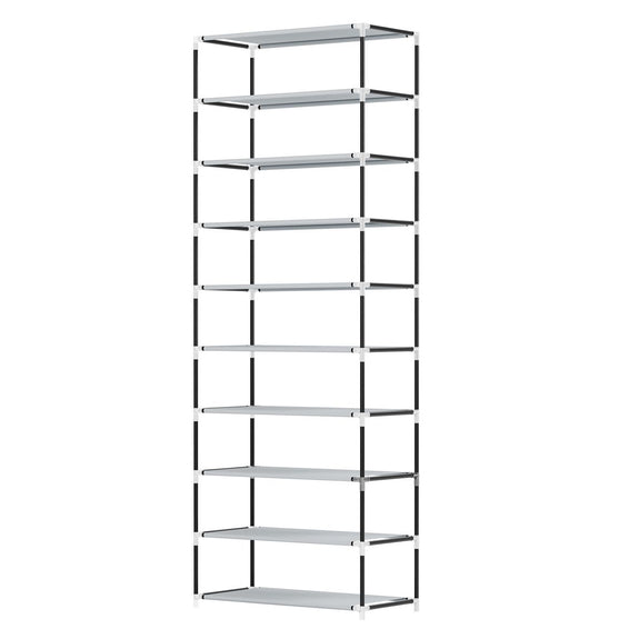 Schoenenkast / Schoenenrek M - 9 Niveaus - Stof - Lichtbruin - Afbeelding 5
