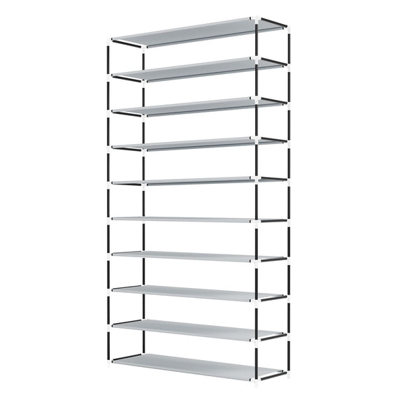 Schoenenkast / Schoenenrek L - 9 Niveaus - Stof - Lichtbruin - Afbeelding 5