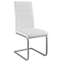 2 Eetkamerstoelen / stoel - Vegas - Kunstleer - Wit