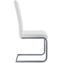 2 Eetkamerstoelen / stoel - Vegas - Kunstleer - Wit