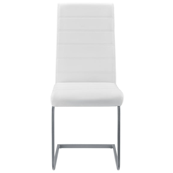 2 Eetkamerstoelen / stoel - Vegas - Kunstleer - Wit - Afbeelding 7