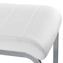 2 Eetkamerstoelen / stoel - Vegas - Kunstleer - Wit