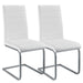 2 Eetkamerstoelen / stoel - Vegas - Kunstleer - Wit
