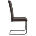4 Eetkamerstoelen / stoel - Vegas - Kunstleer - Bruin