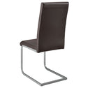 4 Eetkamerstoelen / stoel - Vegas - Kunstleer - Bruin