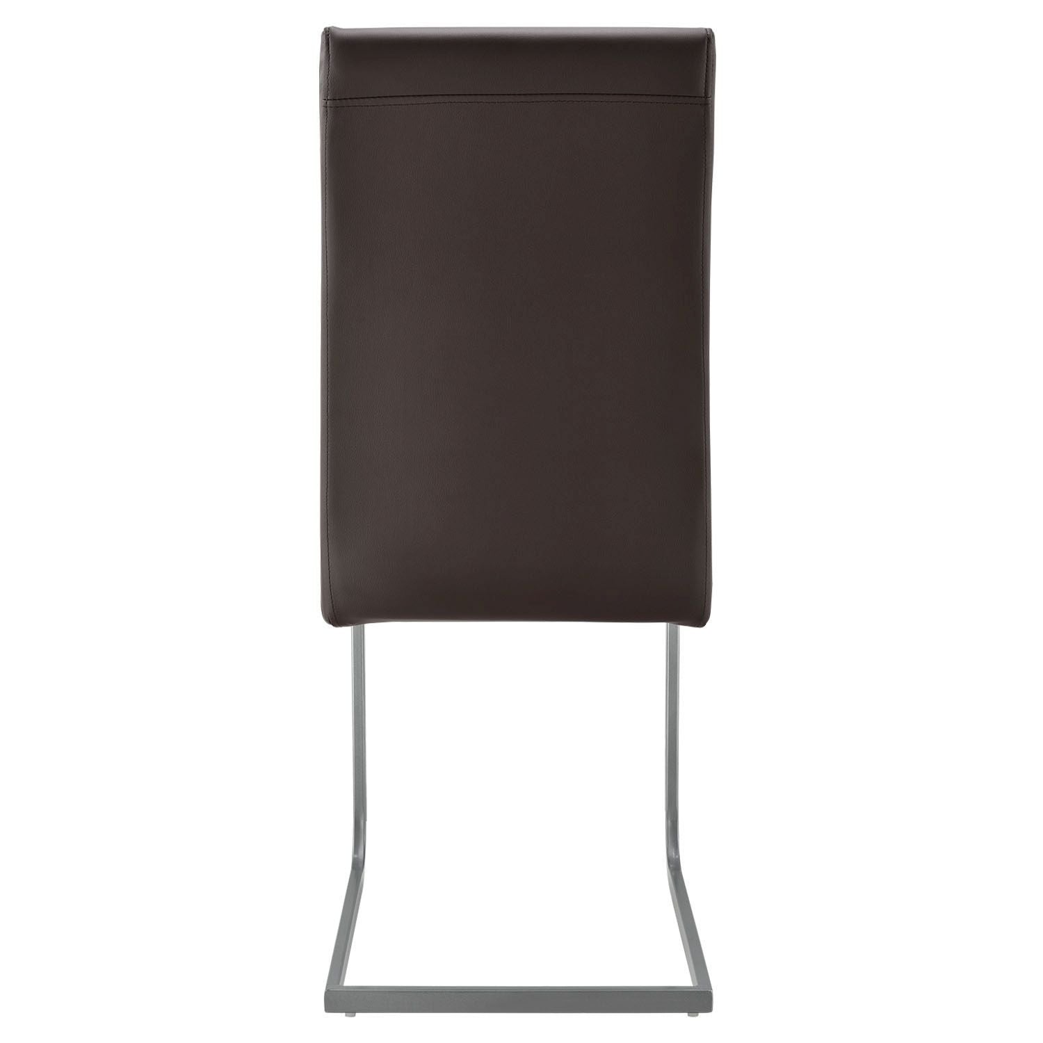 4 Eetkamerstoelen / stoel - Vegas - Kunstleer - Bruin