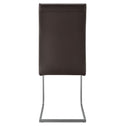 4 Eetkamerstoelen / stoel - Vegas - Kunstleer - Bruin