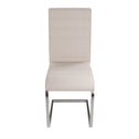 2 Eetkamerstoelen / stoel - Vegas - Kunstleer - Beige