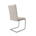 2 Eetkamerstoelen / stoel - Vegas - Kunstleer - Beige