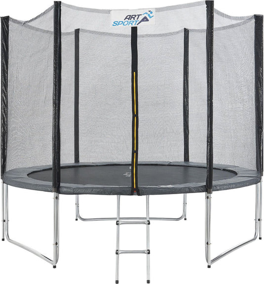Trampoline - Jampino - ø305 cm - Grijs - Afbeelding 1