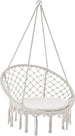 Eenpersoons Hangstoel Cadras - Beige - 105 x 60 cm - Incl. Zitkussen