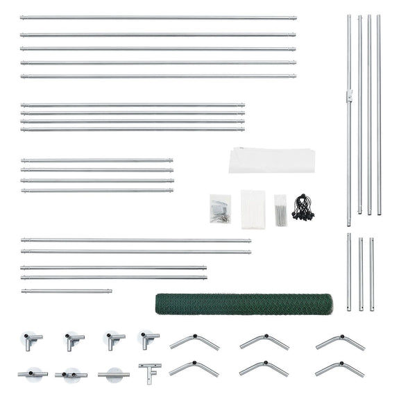 Kippenren / Kippenhok - HLS25T - 300 x 200 x 200 cm - Afbeelding 17