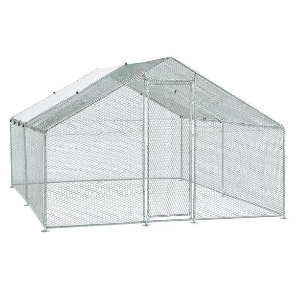 Kippenren / Kippenhok - HLS25T - 300 x 400 x 200 cm - Afbeelding 1