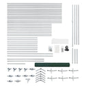 Kippenren / Kippenhok - HLS25T - 300 x 600 x 200 cm