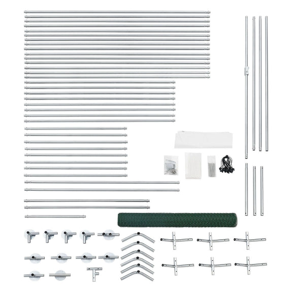 Kippenren / Kippenhok - HLS25T - 300 x 600 x 200 cm - Afbeelding 17
