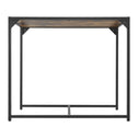 Industriële Eettafel met Stoelen - 3-delig - Donkere Houtlook