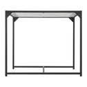 Industriële Eettafel met Stoelen - 3-delig - Marmerlook