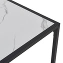 Industriële Eettafel met Stoelen - 3-delig - Marmerlook