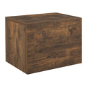 Zwevend Nachtkastje - 40 x 29 x 30 cm - Houtkleur - 2 Lades
