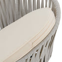 2 Tuinstoelen met touwgaas - Lichtgrijs