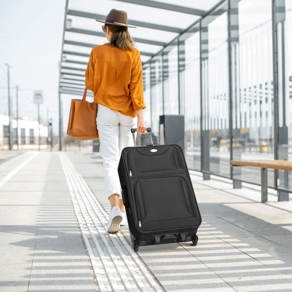 Trolley Reiskofferset / Kofferset Athen - 5-delig - Zwart - Afbeelding 2