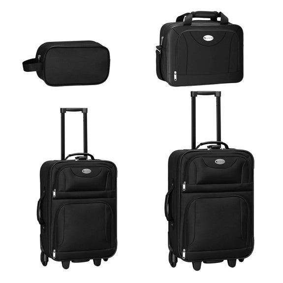 Trolley Reiskofferset / Kofferset Athen - 5-delig - Zwart - Afbeelding 3