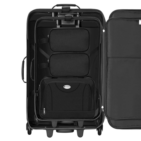 Trolley Reiskofferset / Kofferset Athen - 5-delig - Zwart - Afbeelding 4