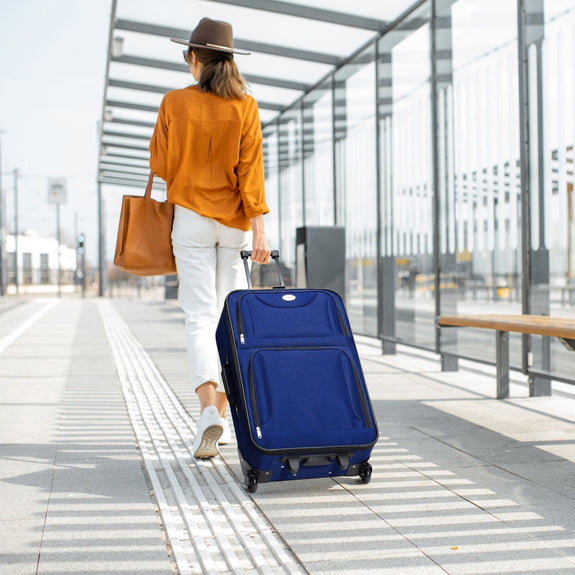 Trolley Reiskofferset / Kofferset Athen - 5-delig - Blauw - Afbeelding 2
